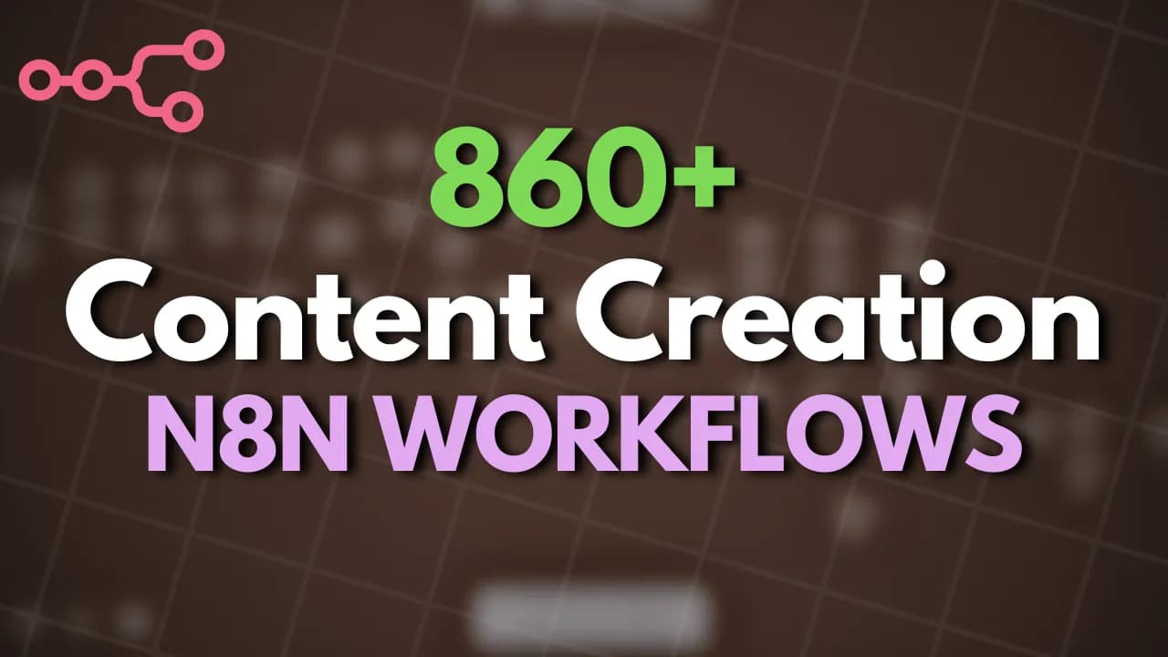 861+ Content Creation Workflows